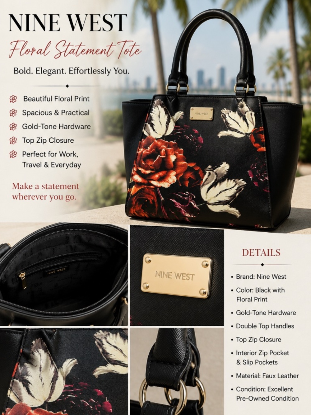 Nine West tote bag